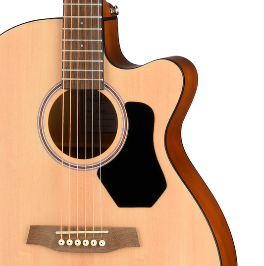 F255CE Hawthorne Folk Body Acoustic Cutaway-Electric - Satin Natural