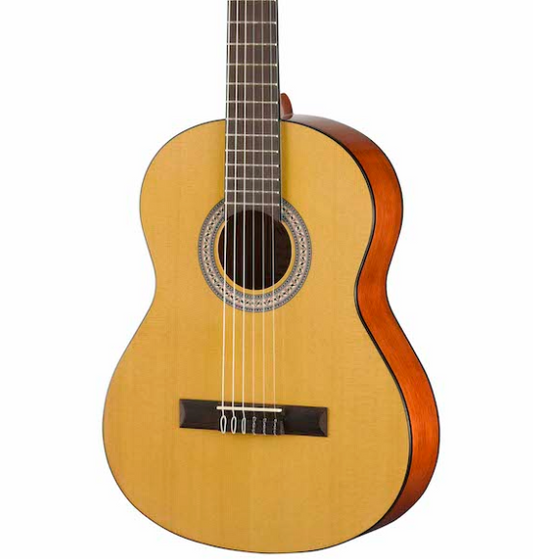 N350-3/4 Standard 3/4 Nylon Classical - Gloss Natural
