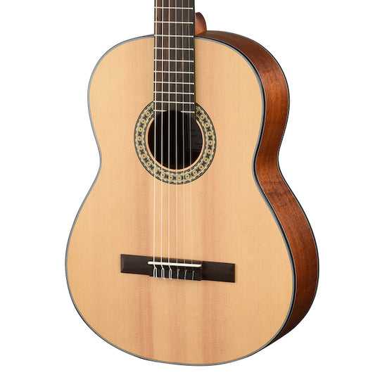 N550E Natura Solid Spruce Top Nylon Classical-Electric - Open Pore Satin Natural
