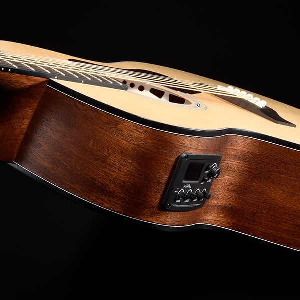 G550E Natura Solid Spruce Top Grand Auditorium Acoustic-Electric - Open Pore Satin Natural