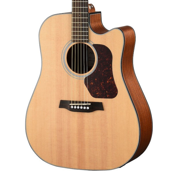 D550CE Natura Solid Spruce Top Dreadnought Acoustic Cutaway-Electric - Open Pore Satin Natural