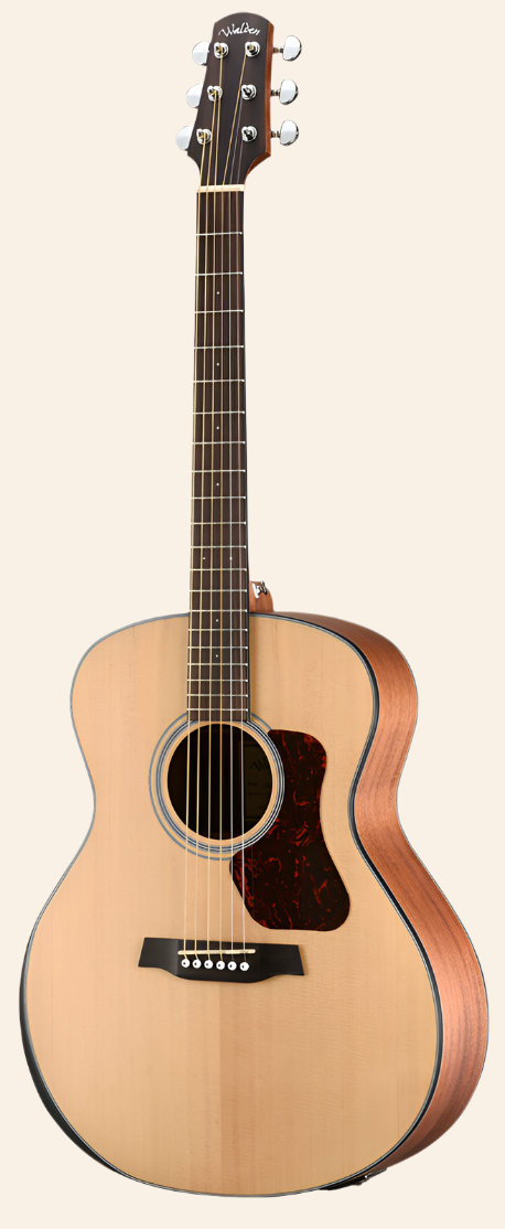 G550RE Natura Solid Spruce Top Armrest Grand Auditorium Acoustic-Electric - Open Pore Satin Natural