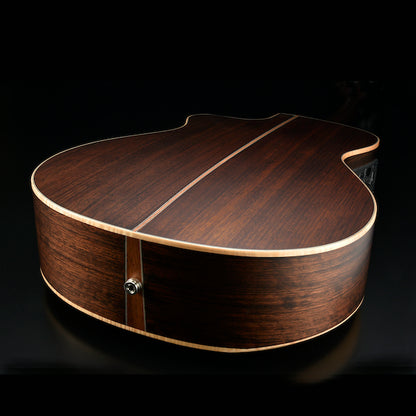 G3033RCE All-Solid Cedar/Ovangkol-Figured Maple Armrest Grand Auditorium Acoustic Cutaway-Electric - Satin Natural